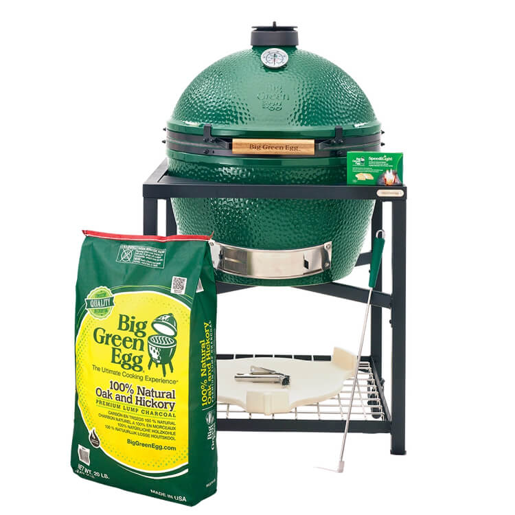 XLarge Big Green Egg in Modular Nest Package